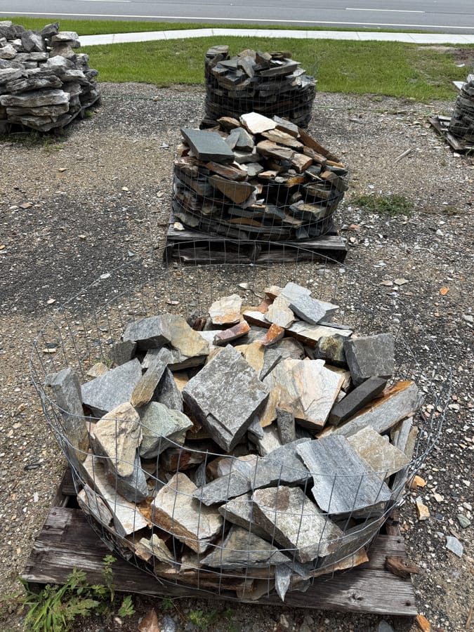 Gray &amp; slate-tone flagstone